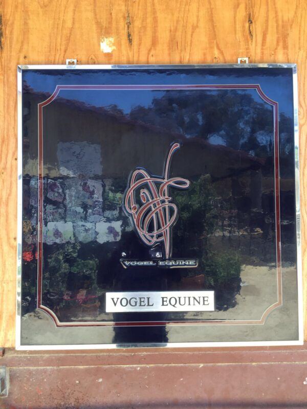 Custom Door Panel With Horses Name