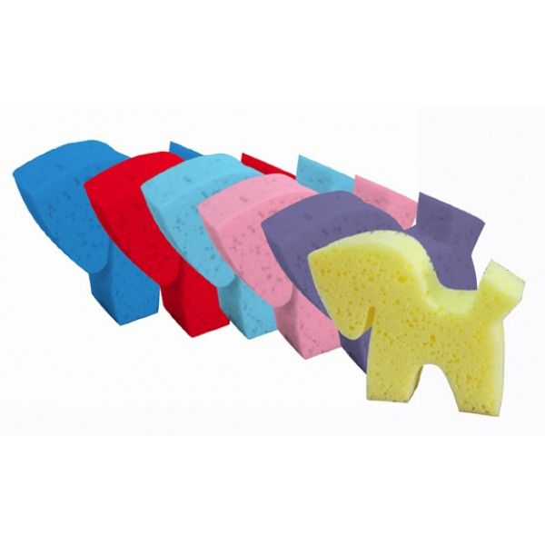 Pony Shaped Grooming Sponges Pack of 6 Multi Color