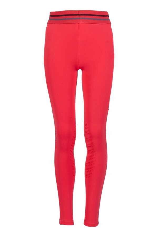 HKM AYMEE GIRLS RIDING TIGHTS W SILICONE KNEE PATCHES ELASTIC WAIST - Image 7
